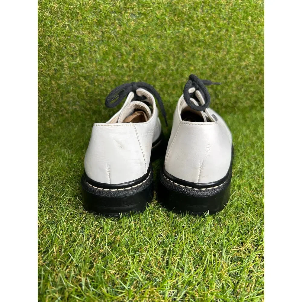 RARE‎ Vintage Parachoc White Military Combat Shoe 38 - Picture 6 of 12